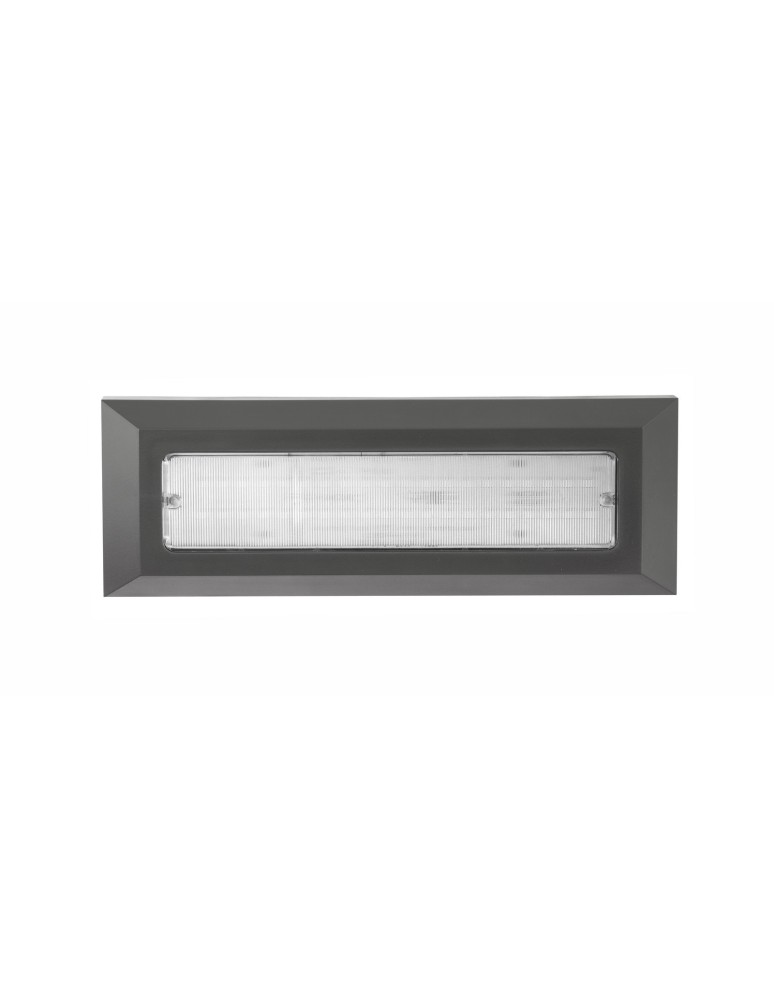 Oprawy do wbudowania w ściane - Luces Exclusivas TERRASSA Zewnętrzna Ścienna LED 4Watt 320lm 3000K ciemnoszary IP54 LE71434 - produkt kolory-swiatla.pl 1