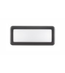 Oprawy do wbudowania w ściane - Luces Exclusivas TERRASSA Zewnętrzna Ścienna LED 4Watt 320lm 3000K ciemnoszary/biały IP54 LE71435 - product 1