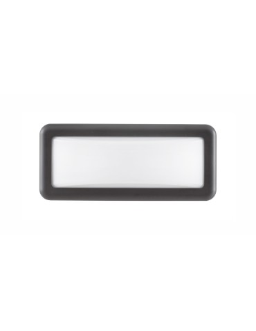 Luces Exclusivas TERRASSA Zewnętrzna Ścienna LED 4Watt 320lm 3000K ciemnoszary/biały IP54 LE71435