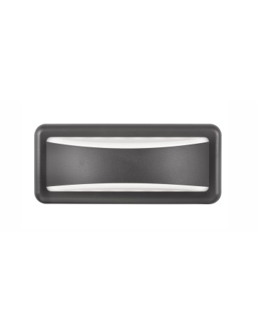 Luces Exclusivas TERRASSA Zewnętrzna Ścienna LED 4Watt 320lm 3000K ciemnoszary/biały IP54 LE71436