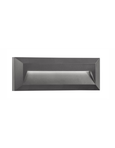 Luces Exclusivas TERRASSA Zewnętrzna Ścienna LED 2W 160lm 3000K ciemnoszary IP54 LE71438