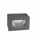 Oprawy do wbudowania w ściane - Luces Exclusivas TARTAGAL Zewnętrzna Ścienna LED 3W 270lm 3000K ciemnoszary IP54 LE71444 - product 1