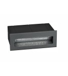 Oprawy do wbudowania w ściane - Luces Exclusivas TARTAGAL Zewnętrzna Ścienna LED 3W 270lm 3000K ciemnoszary IP54 LE71447 - product 1