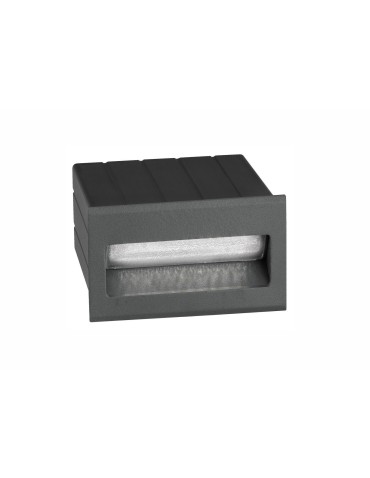 Luces Exclusivas TARTAGAL Zewnętrzna Ścienna LED 1.5W 145lm 3000K ciemnoszary IP54 LE71449