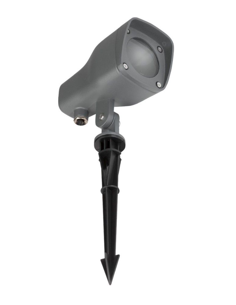 Lampy ogrodowe wbijane w ziemię (z klinem) - Luces Exclusivas TORREJON Zewnętrzna Stojąca 1xGU10 LED ciemnoszary IP54 LE71458 - produkt kolory-swiatla.pl 1