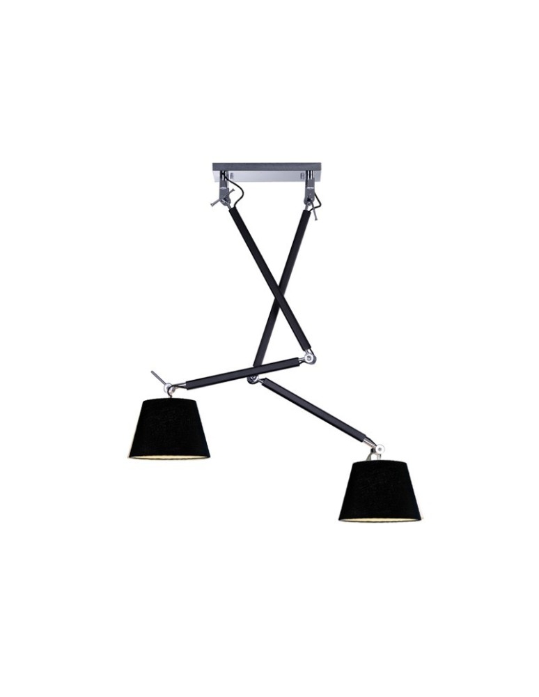 AZzardo ZYTA 2S Czarny MD2300-2S BK Wisząca