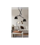 Lampy wiszące podwójne - AZzardo ZYTA 2S Czarny MD2300-2S BK Wisząca - produkt 2
