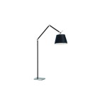 Lampy podłogowe z abażurem - AZzardo ZYTA FLOOR Czarny ML2300-L BK Podłogowa - produkt 1