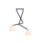 Lampy wiszące podwójne - AZzardo ZYTA 2S Biały MD2300-2S WH Wisząca - produkt 1