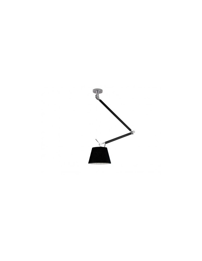 AZzardo ZYTA S 1xE27 Czarny AZ1845 + Abażur 20cm wisząca
