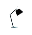 Lampy stołowe z abażurem - AZzardo ZYTA S Czarny MT2300-S BK Biurkowa - produkt 1