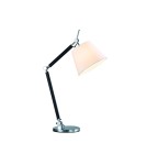 Lampy stołowe z abażurem - AZzardo ZYTA S Biały MT2300-S WH Biurkowa - produkt 1