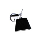 Kinkiety nowoczesne - AZzardo ZYTA WALL XS Czarny S BK Kinkiet AZ2413 - produkt 1