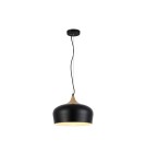 Lampy wiszące w stylu skandynawskim - Azzardo PARMA BLACK 1xE27 Wisząca Czarny AZ1331 - produkt 2