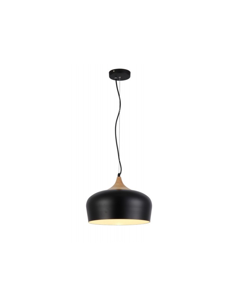 Azzardo PARMA BLACK 1xE27 Wisząca Czarny AZ1331