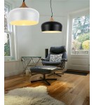 Lampy wiszące w stylu skandynawskim - Azzardo PARMA BLACK 1xE27 Wisząca Czarny AZ1331 - produkt 4
