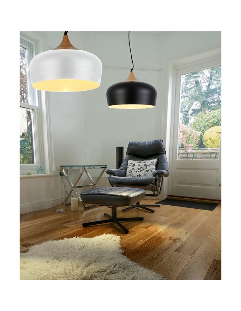 Azzardo PARMA BLACK 1xE27 Wisząca Czarny AZ1331
