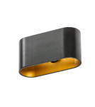 Kinkiety - Azzardo VEGA BLACK/GOLD 1xG9 Ścienna Czarny/Złoty AZ1709 - product 1