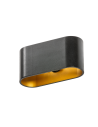 Azzardo VEGA BLACK/GOLD 1xG9 Ścienna Czarny/Złoty AZ1709