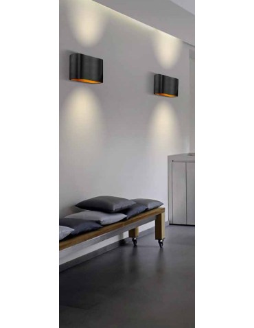 Azzardo VEGA BLACK/GOLD 1xG9 Ścienna Czarny/Złoty AZ1709 - produkt 2
