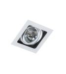 Lampy podtynkowe kierunkowe - Azzardo SISTO 1 WHITE 1xES111 Wpuszczana Biały/Czarny AZ1446 - produkt 1