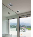 Lampy podtynkowe kierunkowe - Azzardo SISTO 2 WHITE/BLACK 2xES111 Wpuszczana Biały/Czarny AZ1447 - produkt 3