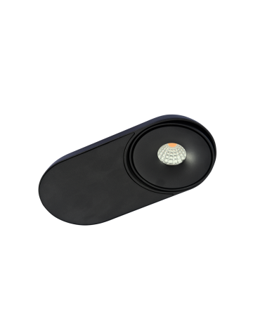 Azzardo TORONTO 1 BK LED 10W 680lm 3000K Wpust Wychylna Czarny AZ4064 - produkt 2