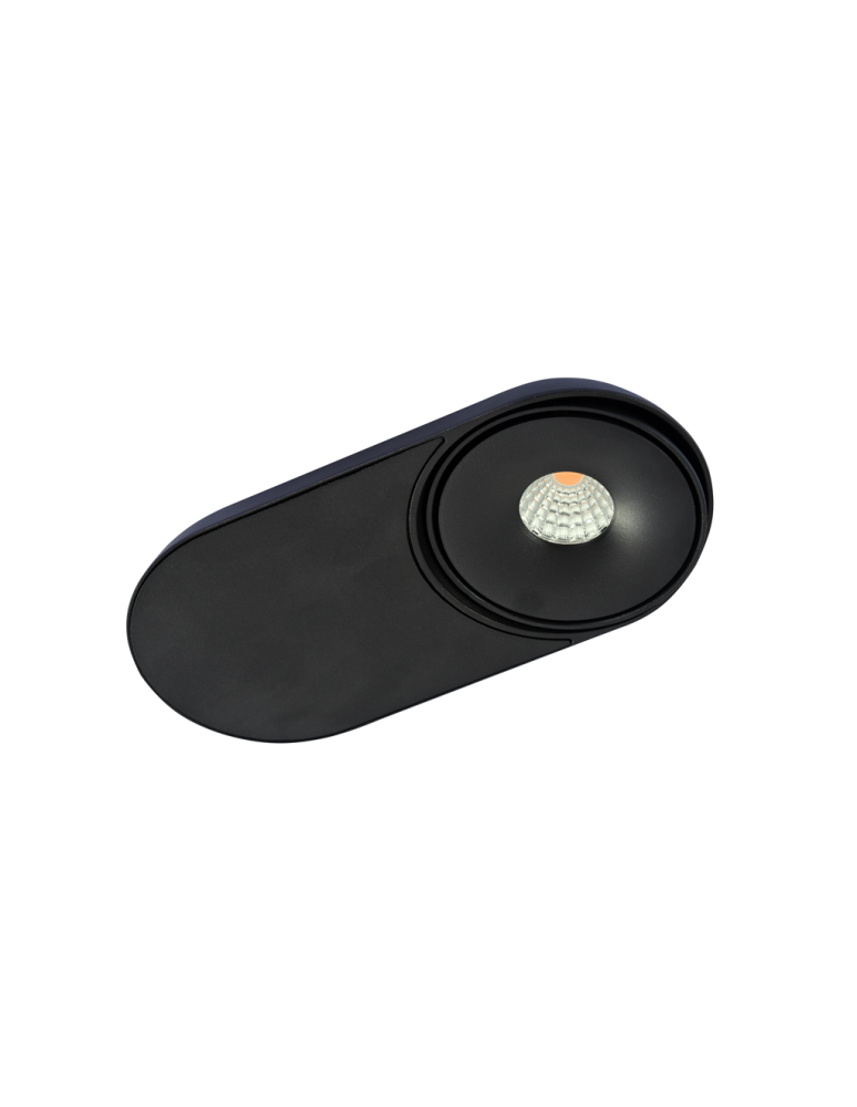 Lampy podtynkowe kierunkowe - Azzardo TORONTO 1 BK LED 10W 680lm 3000K Wpust Wychylna Czarny AZ4064 - product kolory-swiatla.pl 2