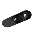 Lampy podtynkowe kierunkowe - Azzardo TORONTO 2 BK LED 2x10W 2x680lm 3000K Wpust Wychylna Czarny AZ4065 - product 1