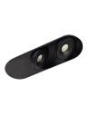 Azzardo TORONTO 2 BK LED 2x10W 2x680lm 3000K Wpust Wychylna Czarny AZ4065