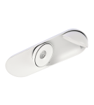 Lampy podtynkowe kierunkowe - Azzardo TORONTO 2 WH LED 2x10W 2x680lm 3000K Wpust Wychylna Biały AZ4072 - product 2