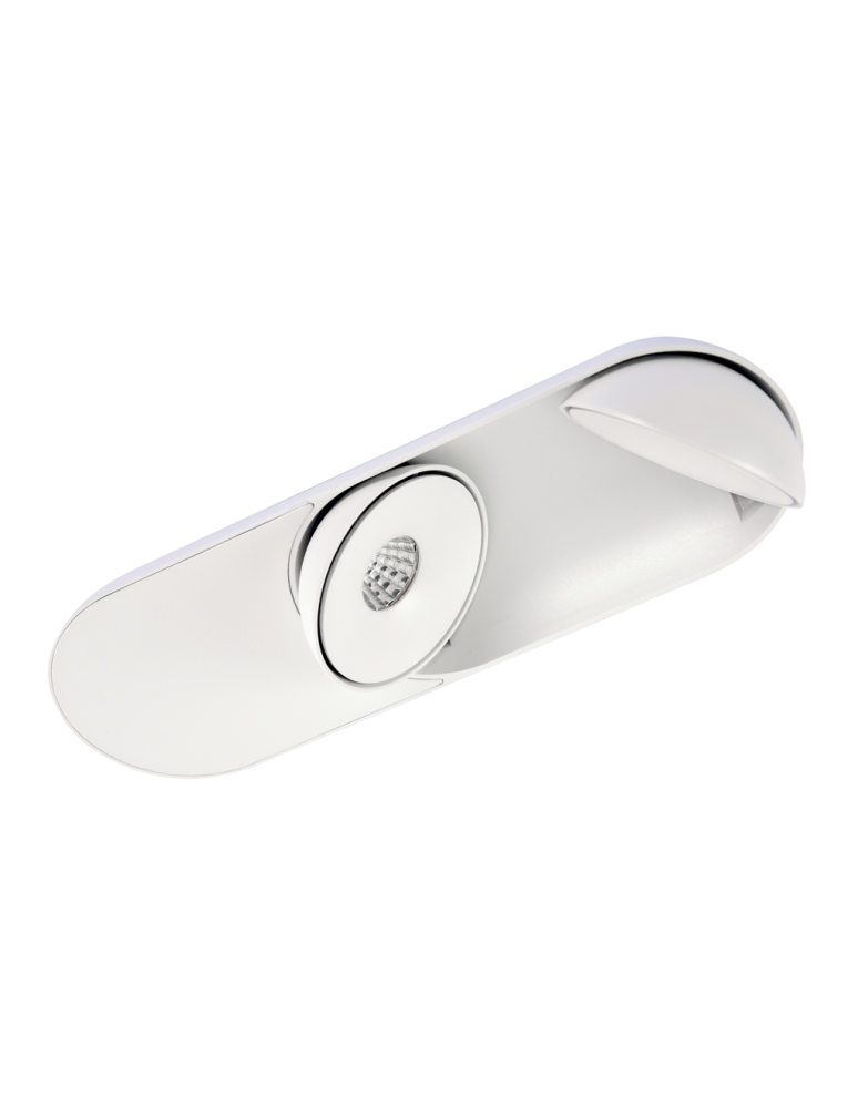 Lampy podtynkowe kierunkowe - Azzardo TORONTO 2 WH LED 2x10W 2x680lm 3000K Wpust Wychylna Biały AZ4072 - product kolory-swiatla.pl 2