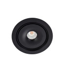 Lampy podtynkowe kierunkowe - Azzardo TORONTO 1 SPOT BK LED 15W 810lm 3000K Wpust Wychylna Czarny AZ4063 - product 1