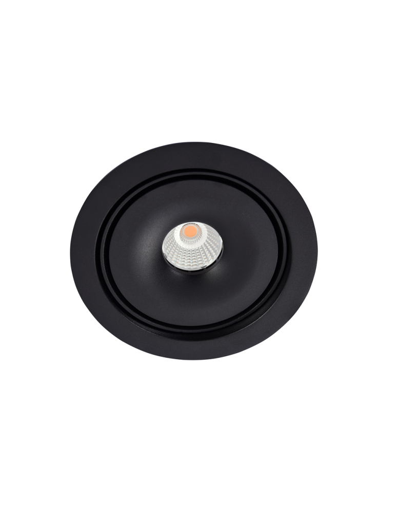Azzardo TORONTO 1 SPOT BK LED 15W 810lm 3000K Wpust Wychylna Czarny AZ4063