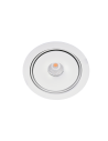 Azzardo TORONTO 1 SPOT WH LED 15W 810lm 3000K Wpust Wychylna Biały AZ4071