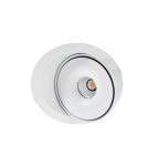 Lampy podtynkowe kierunkowe - Azzardo TORONTO 1 SPOT WH LED 15W 810lm 3000K Wpust Wychylna Biały AZ4071 - product 2