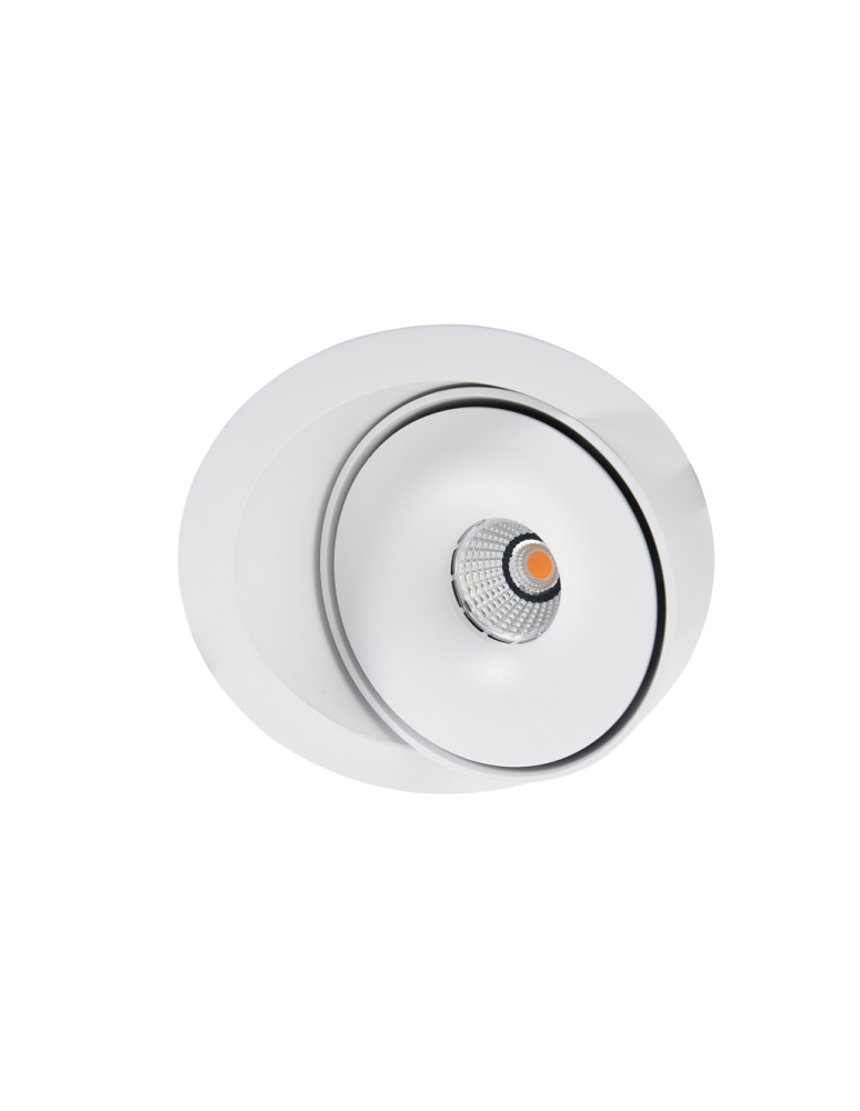 Lampy podtynkowe kierunkowe - Azzardo TORONTO 1 SPOT WH LED 15W 810lm 3000K Wpust Wychylna Biały AZ4071 - product kolory-swiatla.pl 2