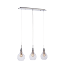 Lampy wiszące na listwie - Azzardo ELEKTRA 3 LINE 3xG9 Wisząca Przeźroczysty/chrom AZ1689 - produkt 1