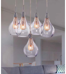 Lampy wiszące na listwie - Azzardo ELEKTRA 3 LINE 3xG9 Wisząca Przeźroczysty/chrom AZ1689 - produkt 11