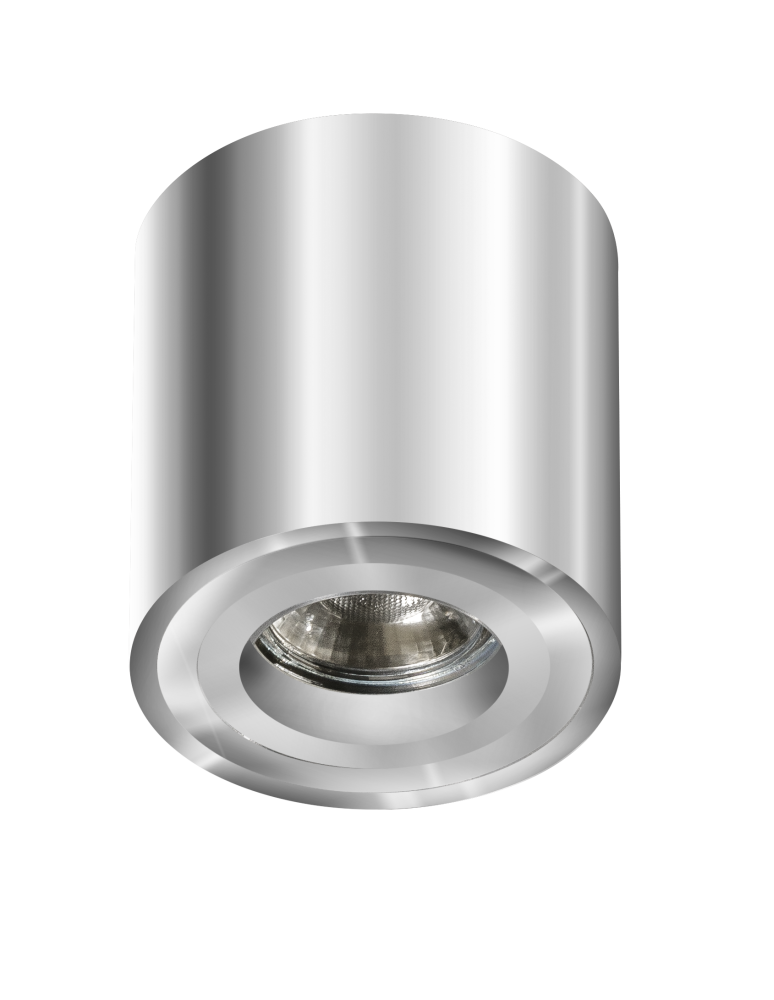 Oprawy sufitowe na wymienne źródło światła - Azzardo MINI BROSS CHROME 1xGU10 Natynkowa Chrom AZ1757 - produkt kolory-swiatla.pl 1
