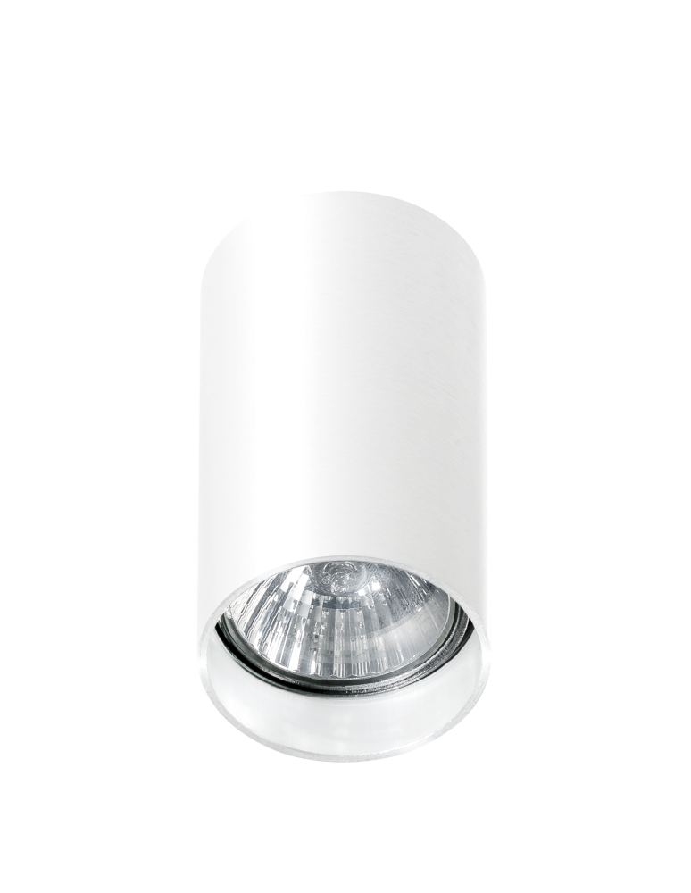 Oprawy sufitowe na wymienne źródło światła - Azzardo MINI ROUND WHITE 1xGU10 Natynkowa Biały AZ1706 - produkt kolory-swiatla.pl 1