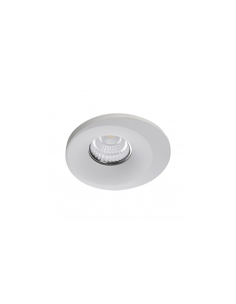 Lampy podtynkowe dekoracyjne - Azzardo LORENZA WHITE 1xGU10 Wpuszczana Biały AZ1476 - produkt kolory-swiatla.pl 1