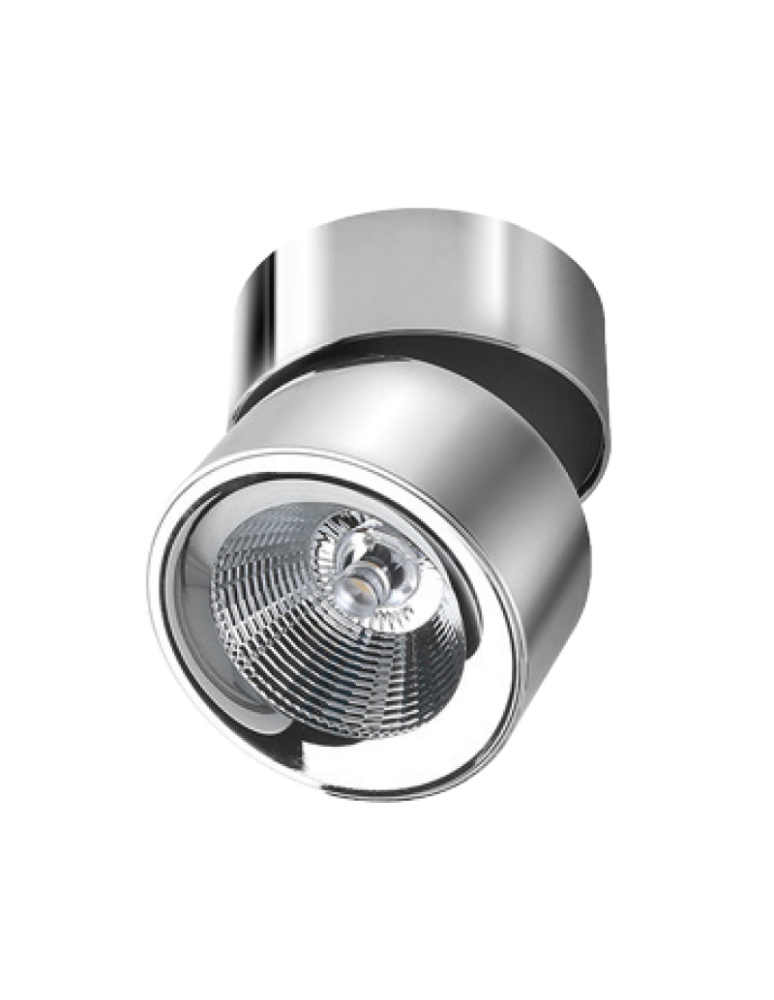 Reflektory LEDowe - Azzardo SCORPIO CHROME 1xLED Reflektor Sufitowy Chrom AZ1452 - produkt kolory-swiatla.pl 2
