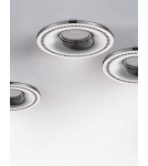 Lampy podtynkowe dekoracyjne - Azzardo SIMON ROUND BLACK 1xGU10 Wpuszczana Czarny AZ1613 - product 3