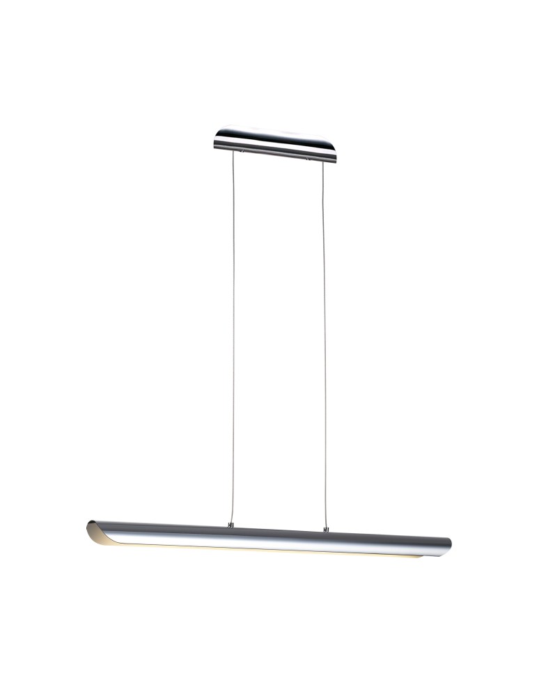 Lampy wiszące LED - Azzardo RAY CHROME 1xLED Wisząca Chrom AZ1695 - produkt kolory-swiatla.pl 1