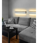 Kinkiety - Azzardo NORMAN WHITE WALL L 1xLED Ścienna Biały AZ1684 - produkt 4
