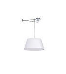 Lampy wiszące z abażurem - AZzardo NATALIA S Biały AZ1924+AZ2592 (w komplecie abażur 50cm biały) Wisząca - product 3
