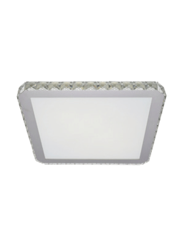 Azzardo GALLANT 50 SQUARE 1xLED Sufitowa Przeźroczysty/Biały AZ1595