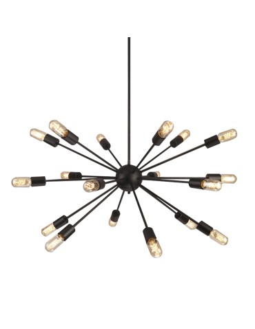 Azzardo ORBIT BLACK 18xE27 Wisząca Czarny AZ1657