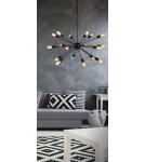 Lampy wiszące - Azzardo ORBIT BLACK 18xE27 Wisząca Czarny AZ1657 - produkt 2